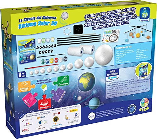 Science4you - sistema solar - brilla en la oscuridad, juguete educativo y científico.