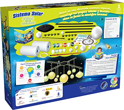 Science4you - sistema solar - brilla en la oscuridad, juguete educativo y científico.