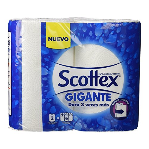 Scottex - Papel de cocina gigante, 2 rollos