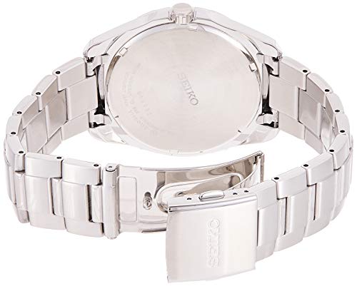 Seiko Reloj Analógico para Hombre de Energía Solar con Correa en Acero Inoxidable SNE391P1