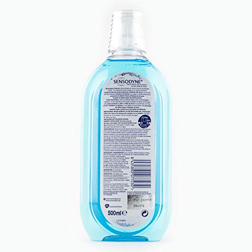 Sensodyne - Colutorio Cool Mint para dientes sensibles, protección duradera sin alcohol - 500 ml