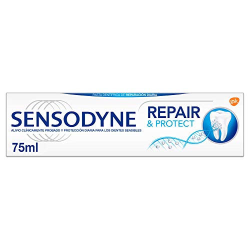 Sensodyne Repair & Protect - Pasta de dientes con flúor, alivia la sensibilidad dental - 75 ml