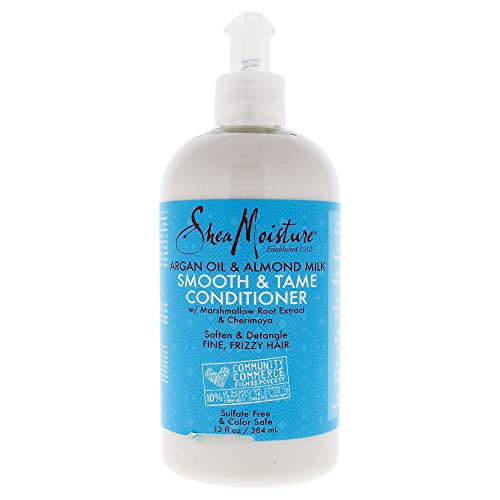 Shea Moisture Argan Oil & Almond Milk Smooth & tame acondicionado , 384 ml