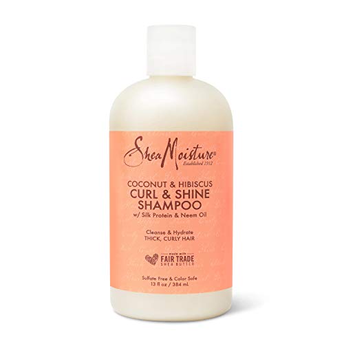 Shea Moisture Curl&Shine, Champú (coco y hibiscus)