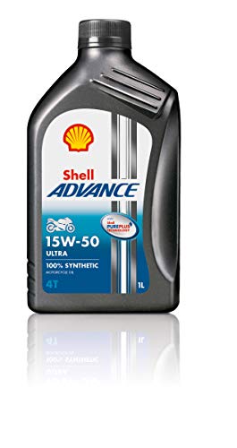 Shell - Advance 4t 15 w-50 Ultra Pure Plus Technology - Aceite para Motor 100% sintético - 1 litro