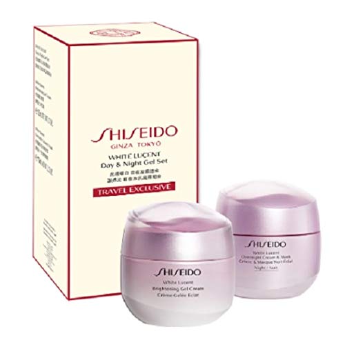 SHISEIDO WHITE LUCENT BRIGHTENING GEL CREAM 50ML+ OVERNIGHT CREAM & MASK 75ML SET REGALO