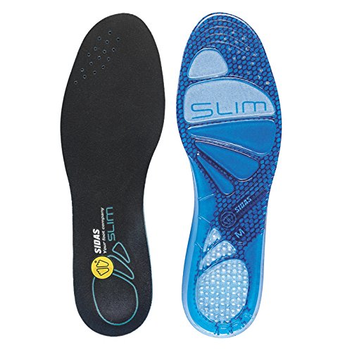 Sidas Cushioning Gel Slim Plantillas/Deportivas, Azul, 46-48 EU