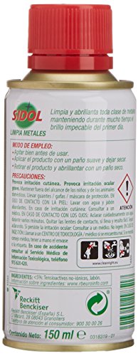 Sidol Limpia Metales Líquido 150 ml