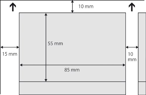 Sigel DP830 - Tarjeta de visita, 150 unidades en 15 hojas, 85 x 55 mm (A4)