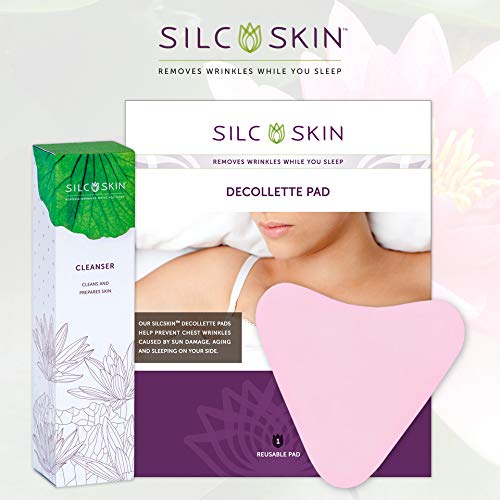 SILCSKIN almohadillas antiarrugas hechas de silicona de grado médico, contra las arrugas de escisión, arrugas faciales, arrugas de los ojos, las arrugas en el cuello (escote)