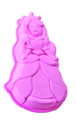 silikomart SFT336 Molde con Forma de Princesa, Color Rosa