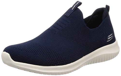 Skechers Women's Ultra Flex - First Take Slip On Trainers, Blue (Navy), 6 UK 39 EU