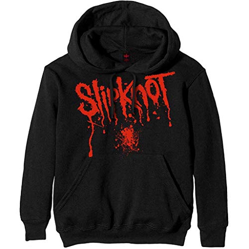 Slipknot 'Splatter' (Black) Pullover Hoodie (XX-Large)