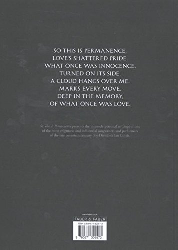 So This Is Permanence: Joy Division Lyrics and Notebooks