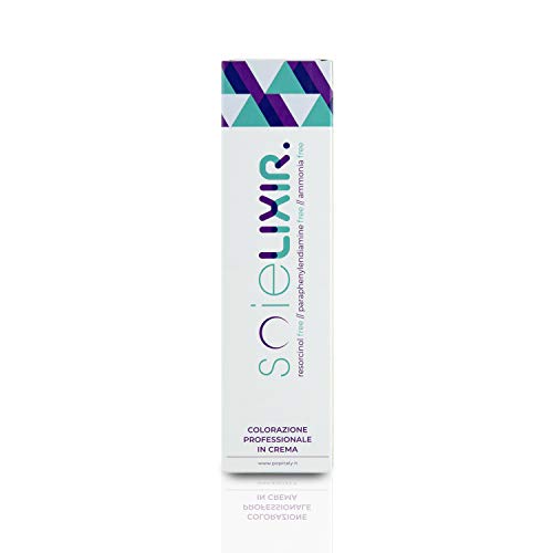 Soielixir Tinte Permanente para Cabello en crema SIN Resorcinol, parafenilendiamina y amoniaco - 93 colores - 100 ml - Plata