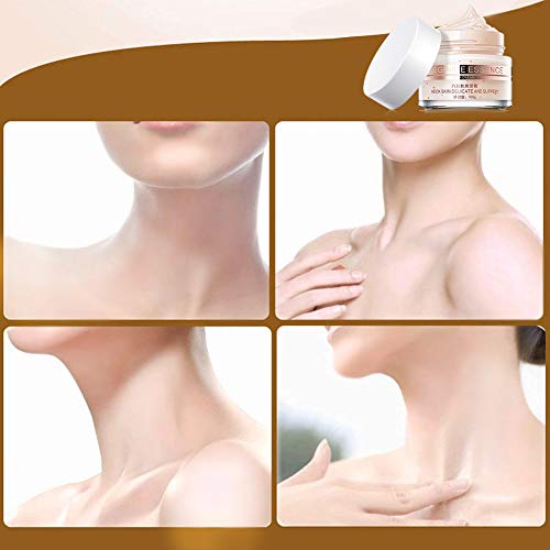 Sonew Crema para el Cuello flacidez y contracción Arrugas antienvejecimiento Lifting del Cuello Reafirmante Esencia de Gel para el Cuidado de la Piel