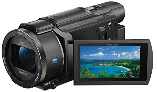 Sony Handycam FDR-AX53 - Videocámara (pantalla de 3", con grabación 4K Ultra HD, lente Zeiss Vario-Sonnar de 26,8 mm, zoom óptico de 20x)