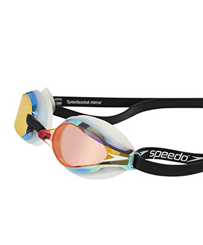 Speedo Fastskin Speedsocket 2 Gafas de Natación, Unisex Adulto, Blanco/Mirror, Talla Única