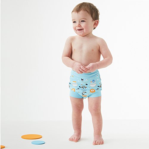 Splash About Happy Nappy Pañal de Baño Reutilizable - Noah's Ark 12-24 Meses