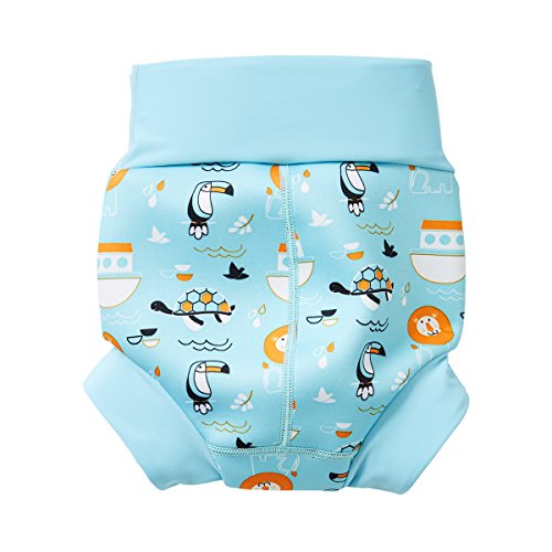 Splash About Happy Nappy Pañal de Baño Reutilizable - Noah's Ark 12-24 Meses