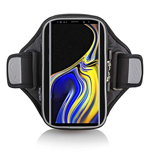 Sporteer Entropy E8 Brazalete Deportivo - iPhone 11 Pro MAX, XS MAX, XR, 8 Plus/7 Plus, Galaxy S10+, S10, Note 10/9/8, S9 Plus, Pixel 4 XL, LG, Moto, y Otros Teléfonos Móviles/Fundas de Protecciónes