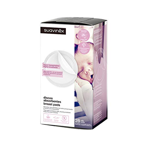 Suavinex - Pack 28 discos absorbentes Protegésenos Nature. Súper Transpirables y absorbentes. Imperceptibles en la Ropa