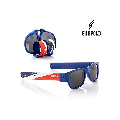 Sunfold Mundial France Gafas de Sol Enrollables, Unisex Adulto, Multicolor, Talla Única