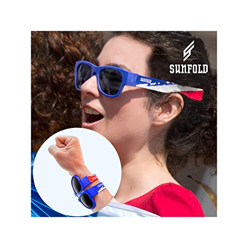 Sunfold Mundial France Gafas de Sol Enrollables, Unisex Adulto, Multicolor, Talla Única