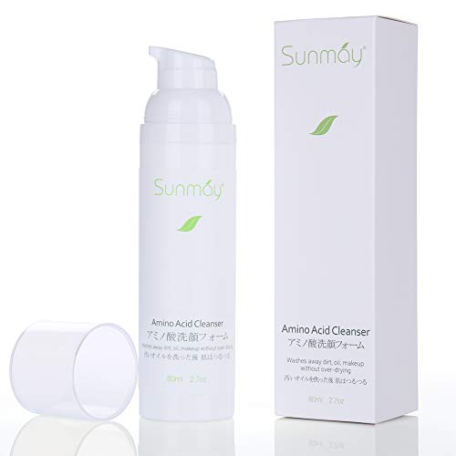 SUNMAY Gel Limpiador Facial Limpiador de aminoácidos Anti Imperfecciones Facial 80ml (Gel Limpiador Facial)