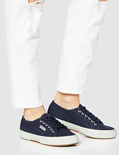 Superga 2750 COTU Classic, Zapatillas Unisex Adulto, Navy/White F43, 43 EU