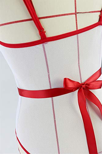 SxyBox Picardias Mujer Sexy Disfraz Enfermera Colegiala Cosplay Lenceria Erotica Ropa Interior Conjuntos Club Mini Vestidos para Navidad Halloween