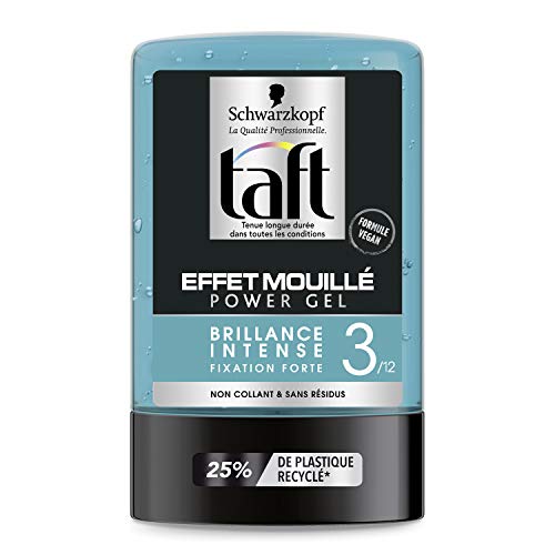 Taft – Gel para el cabello – Power Gel Efecto Mojado – Frasco 300 ml