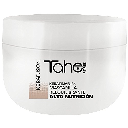 Tahe Kerafusion Mascarilla de Pelo/Mascarilla Capilar Reequilibrante con Queratina Pura, Alta Nutrición, 300 ml