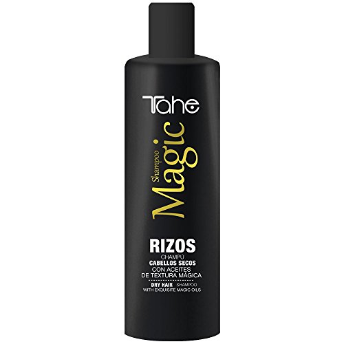 Tahe Magic Rizos Champú para Rizos/Champú para Cabellos Secos, Efecto Hidratante Anti-encrespamiento, 300 ml