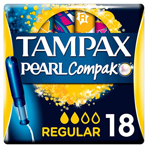 Tampax Compak Pearl Regular Tampón Con Aplicador 18 Unidades