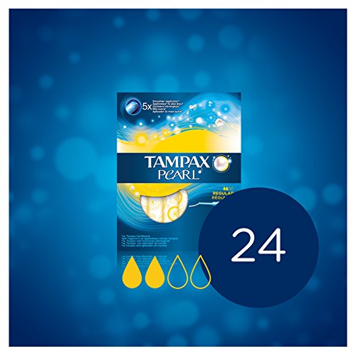 Tampax Pearl Regular Tampones con Aplicador - 24 Unidades