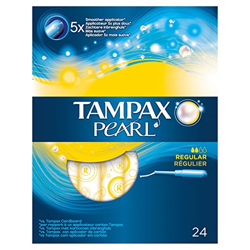 Tampax Pearl Regular Tampones con Aplicador - 24 Unidades