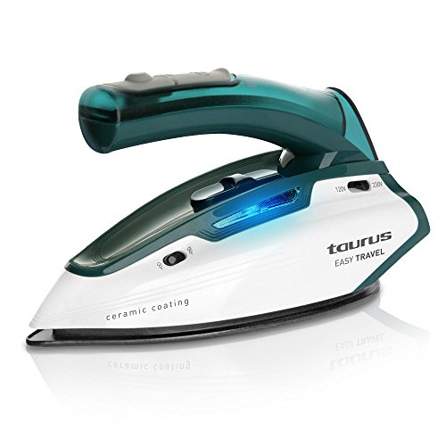 Taurus Easy Travel Plancha viaje, 1150W, 120, Acero Inoxidable, Verde, Color blanco