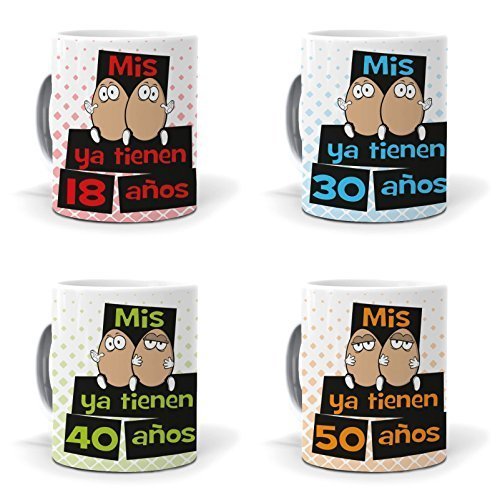 Taza Mis Huevos ya Tienen 50 años