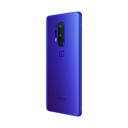 Teléfono OnePlus 8 Pro Azul Ultramarino | 6.78” Pantalla Fluid AMOLED 3D a 120Hz | 12GB de RAM + 256GB de Almacenamiento | Quad Cámara | Carga Rápida Inalámbrica | Dual Sim | 5G | 2 Años de Garantía