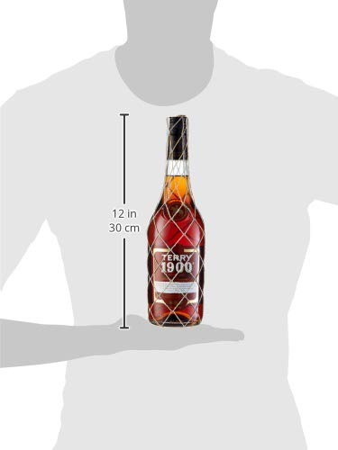 Terry Brandy 1900 Solera + Regalo Vaso, 36% - 700 ml