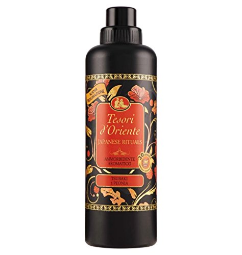 Tesori d'Oriente: Suavizante de tela –"Japanese Rituals" aceite de tsubaki y peonía 25.36 onzas líquidas (750 ml) botella