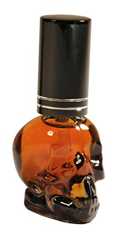 Teufelsküche - Nuestro pachulí más fuerte. Intenso perfume en linda botella en forma de calavera, frasco pequeño Extremadamente fuerte y duradero, 8 ml.