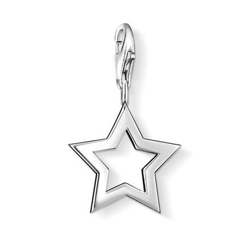 Thomas Sabo - Charm con Cierre para Mujer de Plata de Ley 925/1000