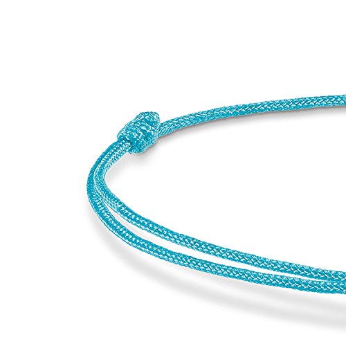 Thomas Sabo - Pulsera de Mujer "Little Secrets corazón", Plata de Ley 925, Azul Turquesa