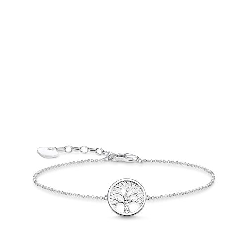 Thomas Sabo Pulsera Tree of Love de Mujer, Plata de Ley 925