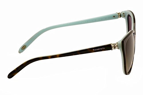 Tiffany & Co. 0TY4089B 81343B 58 Gafas de sol, Azul (Havana/Blue/Brown Gradient), Mujer