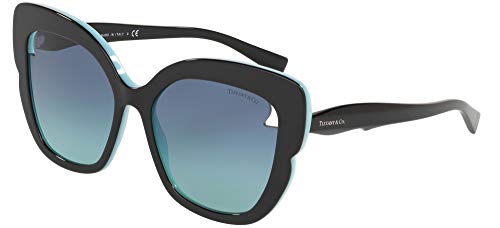 Tiffany Gafas de Sol PAPER FLOWERS TF 4161 BLACK/BLUE SHADED mujer