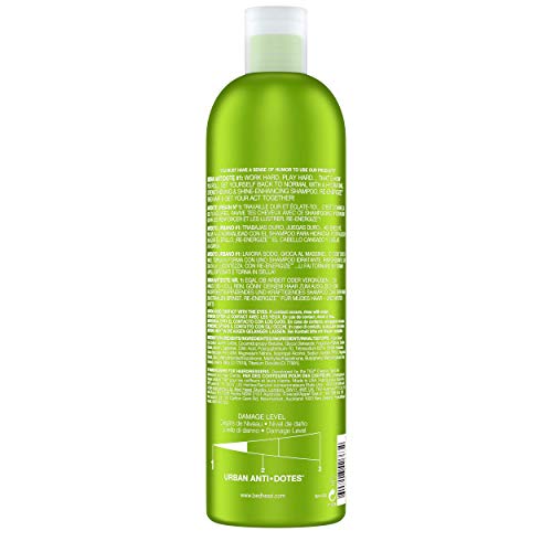 Tigi Bed Head Urban Antidotes Re-Energize Tween, Champú y acondicionador. 750 ml, pack de 2 unidades