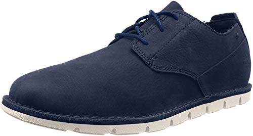 Timberland Tidelands, Zapatos de Cordones Oxford para Hombre, Azul Dark Blue Nubuck, 41.5 EU